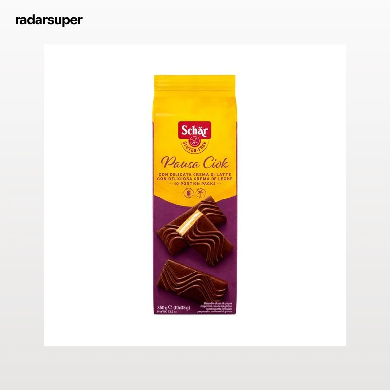 SCHÄR Bollitos con crema bañados en chocolate sin gluten 350 g.