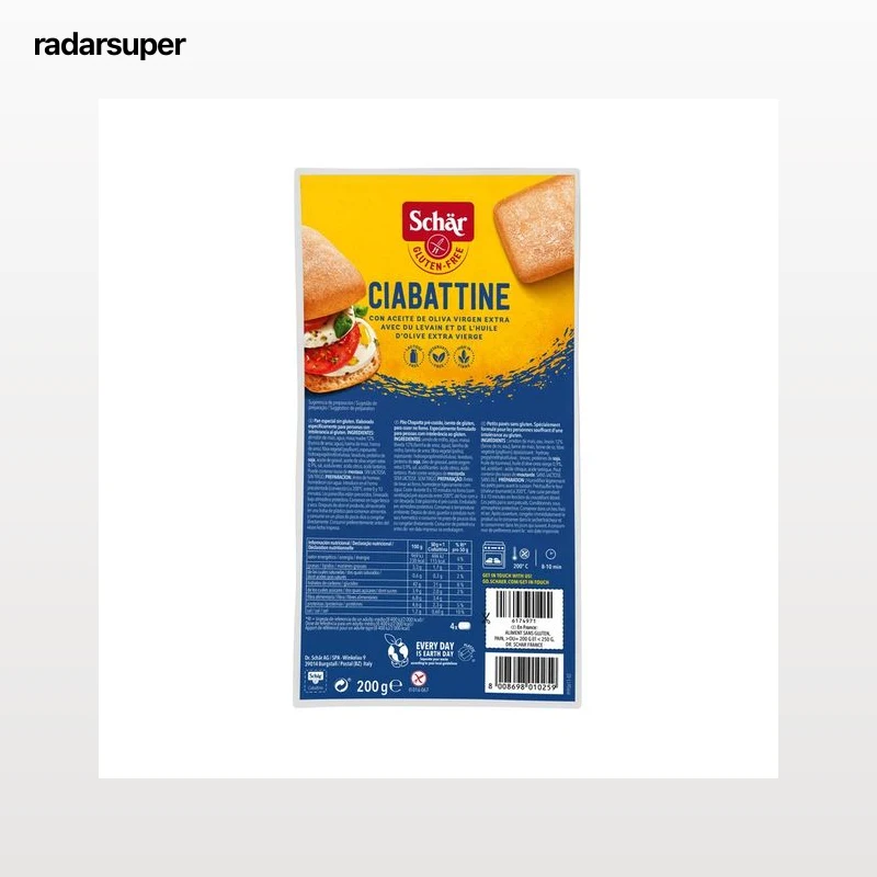 SCHÄR Chapata sin gluten 200 g.