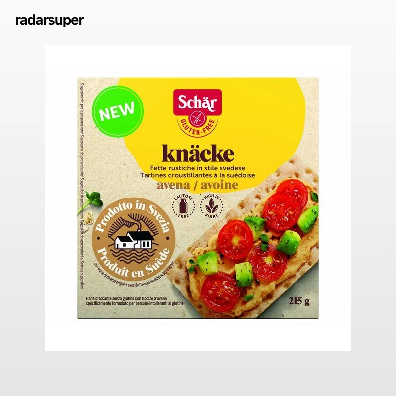 SCHÄR Cracker de avena sin gluten 215 g.