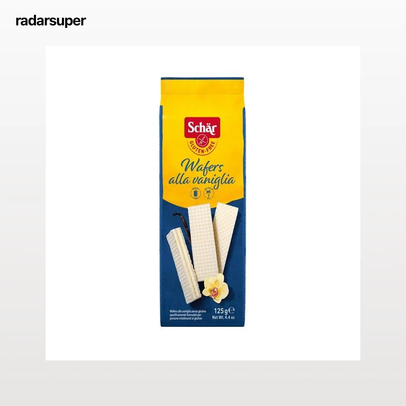 SCHÄR Galleta Barquillo de vainilla Sin Gluten 125 g.