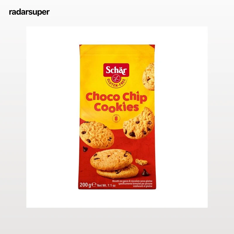 SCHÄR Galletas con pepitas de chocolate sin gluten 200 g.