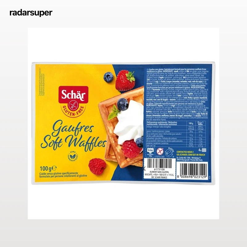 SCHÄR Gofres sin gluten 100 g.