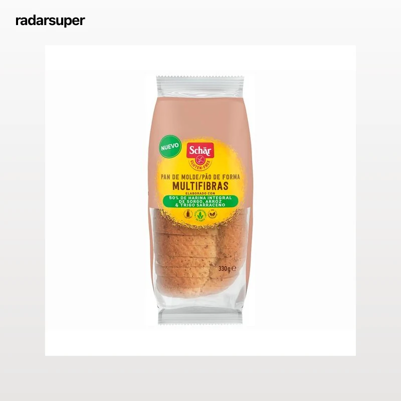 SCHAR Pan de molde multifibras sin gluten 330 gr.