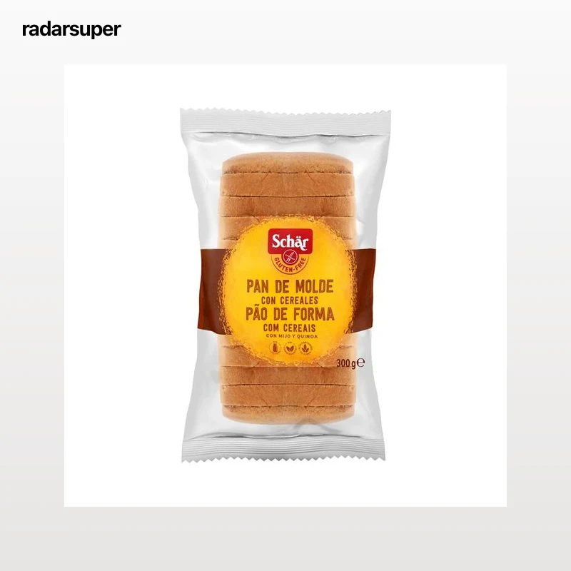 SCHÄR Pan de molde sin gluten con cereales 300 g.