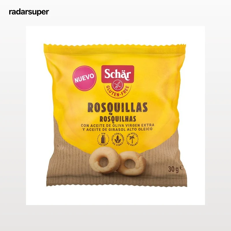 SCHÄR Rosquillas sin gluten con aceite de oliva virgen extra 30 g.