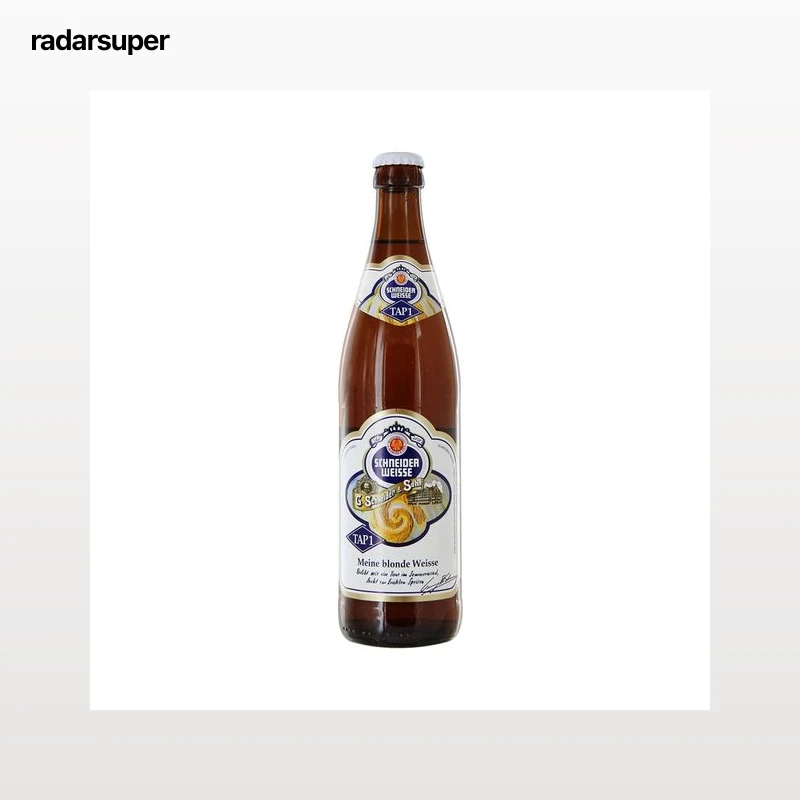 SCHNEIDER WEISSE Cerveza Alemana turbia de Importación botella 50 cl.