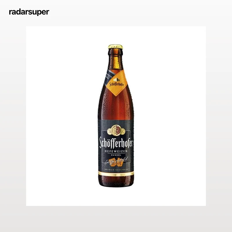SCHÖFFERHOFER Cerveza alemana Hefenweizen dunkel botella 50 cl.