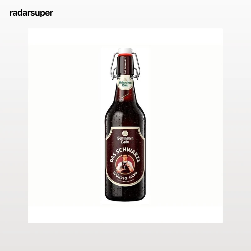 SCHWABEN Cerveza alemana negra botella 50 cl.