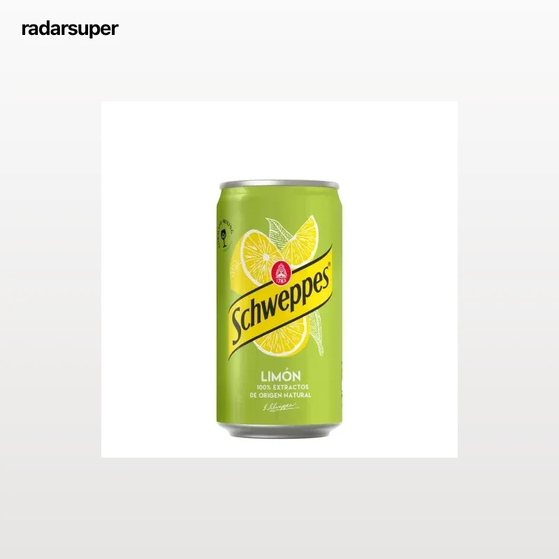 Schweppes de limón lata 25 cl.