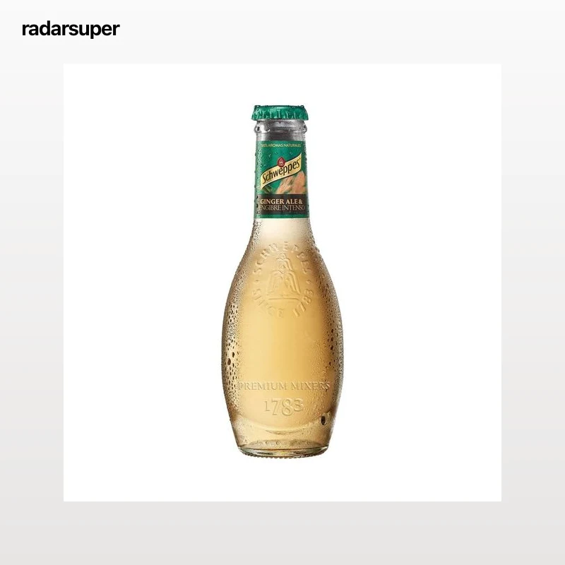 SCHWEPPES Tónica premium mixer ginger ale y jengibre intenso botella 20cl