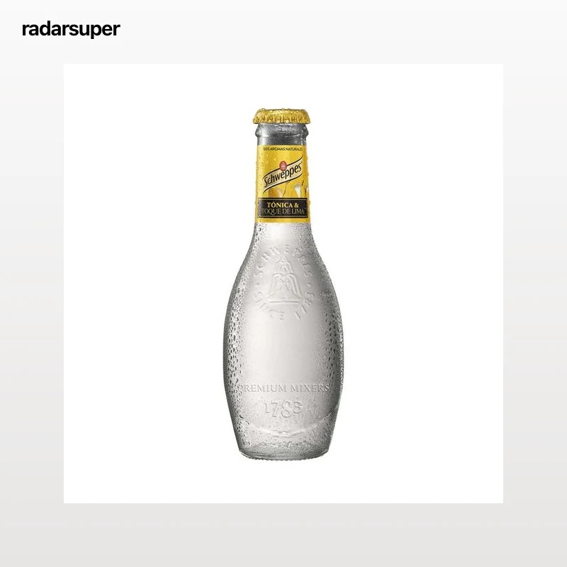 SCHWEPPES Tónica premium mixer con toque de lima botella 20cl