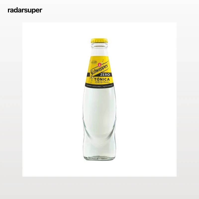 SCHWEPPES Tónica Zero botella de cristal de 20 cl.