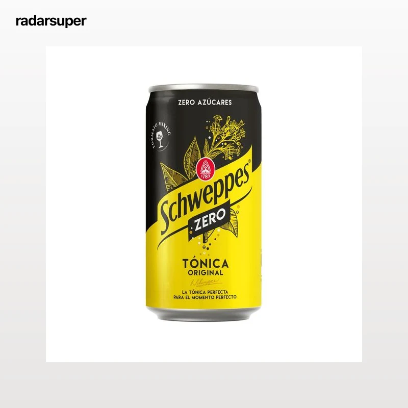 SCHWEPPES ZERO Tónica clásica  lata de 25 cl.