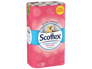 SCOTTEX Papel higiénico original