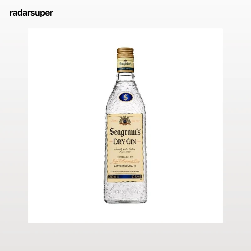 SEAGRAM"S Ginebra americana tipo Dry Gin botella 70 cl.