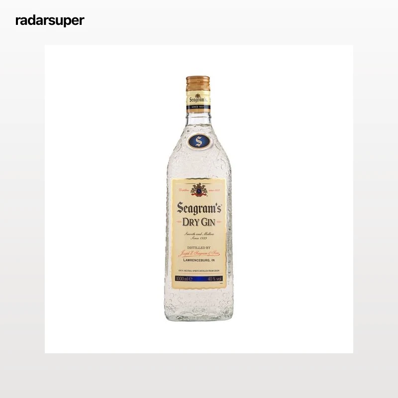 SEAGRAM"S Ginebra tipo Dry Gin botella 1 l.