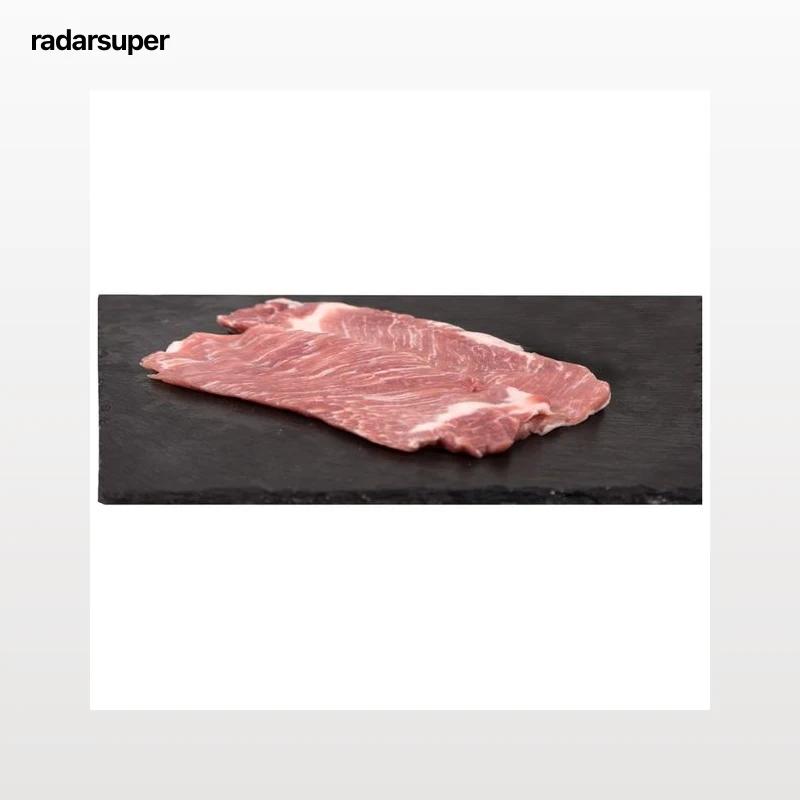 Secreto de cerdo blanco entero, ideal para plancha o barbacoa.