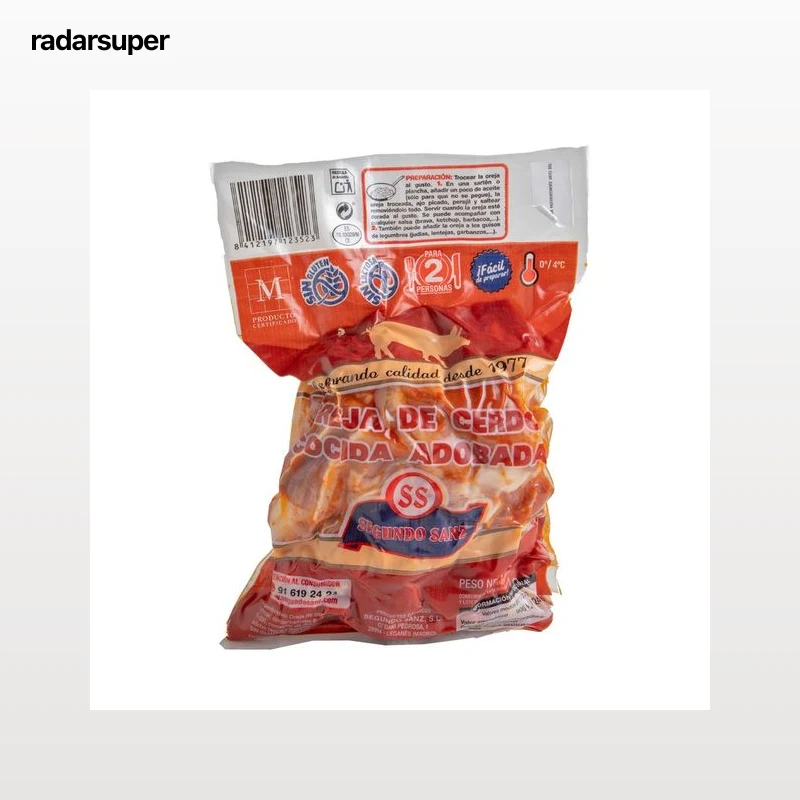 SEGUNDO SANZ Oreja de cerdo cocida adobadA 450 g.