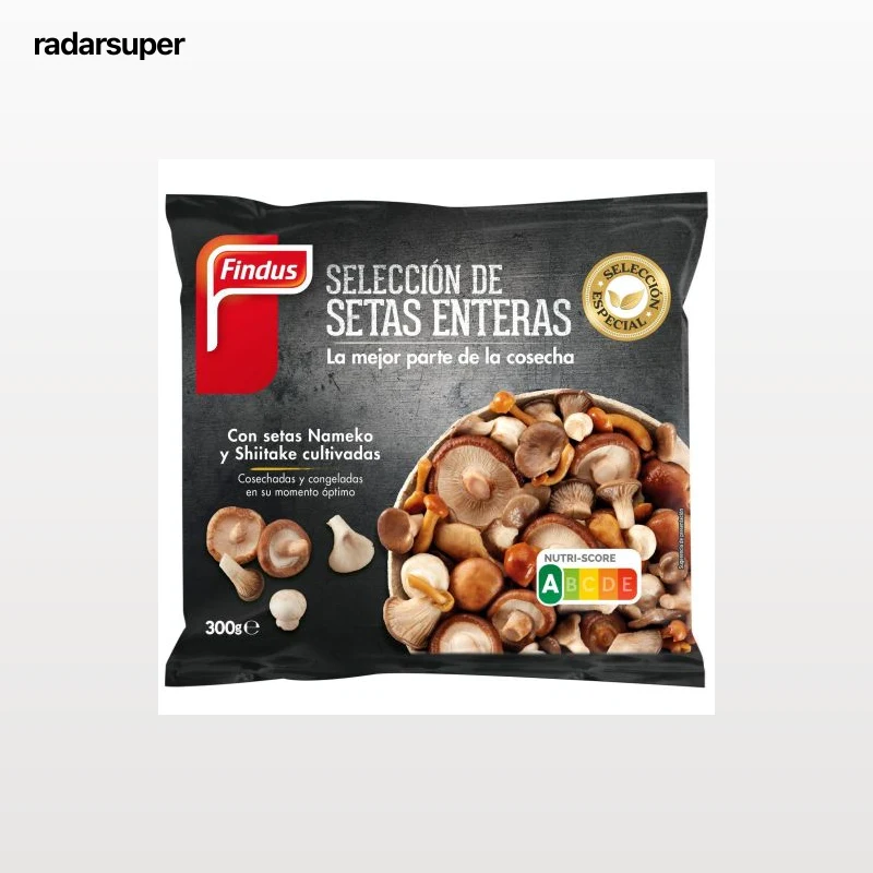 Selección de setas enteras Findus 300 g.