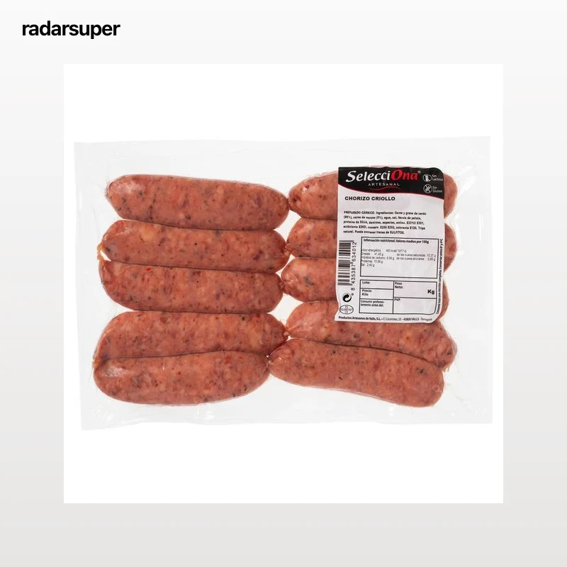 SELECCIONA Chorizos criollos (cerdo-vacuno).