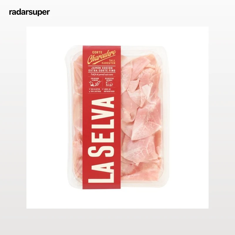LA SELVA Corte charcutero Jamón cocido extra corte fino 90 g.