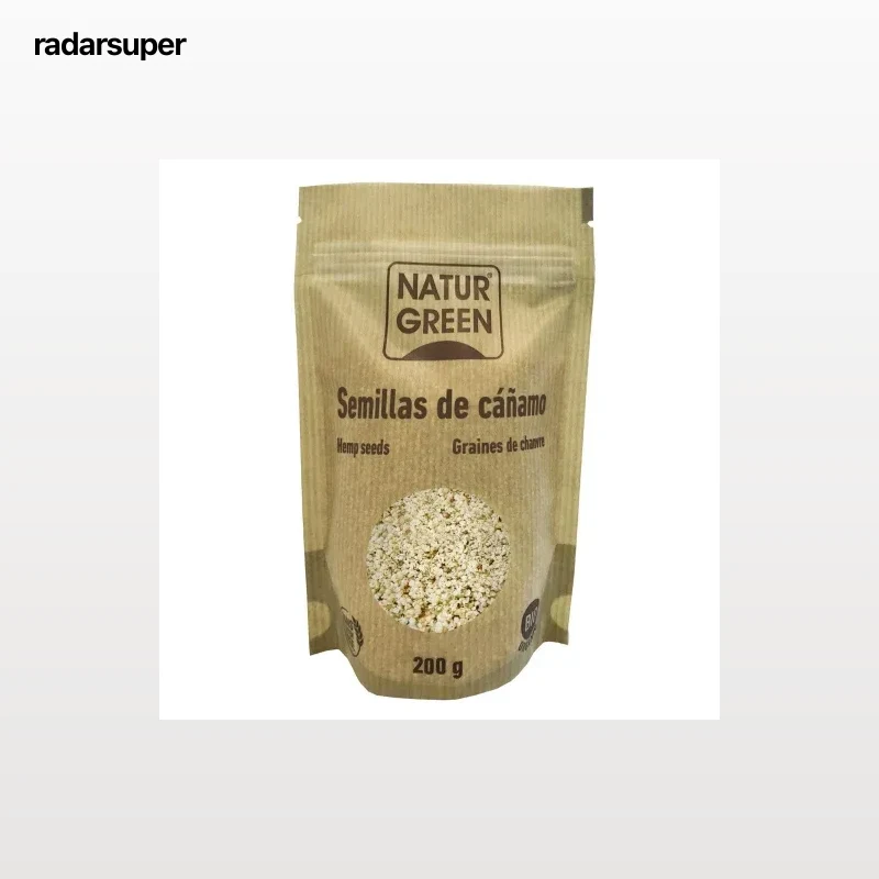 Semillas de cáñamo ecológicas Naturgreen 200 g.