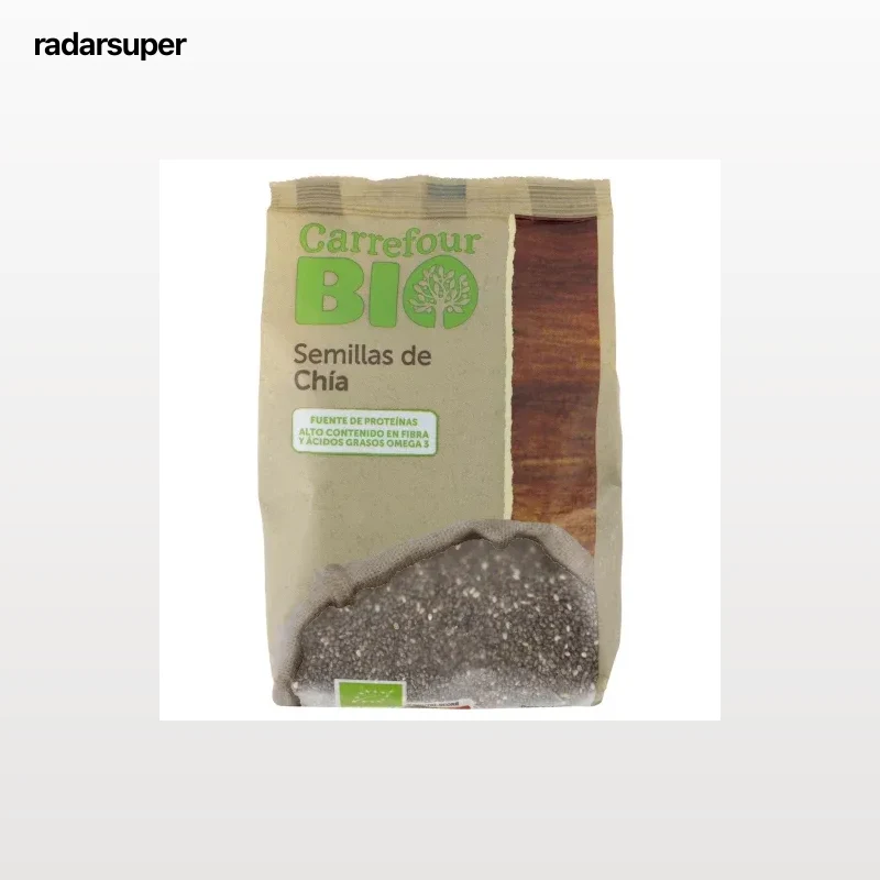 Semillas de chía ecológicas Carrefour Bio 250 g.