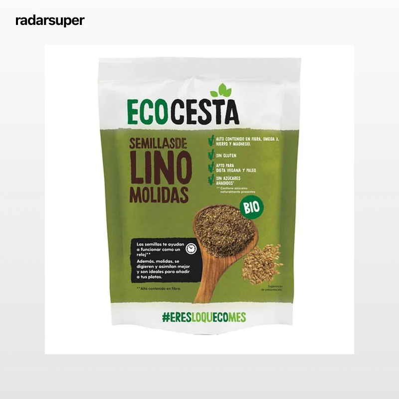 Semillas de lino ecológicas Ecocesta 200g molidas