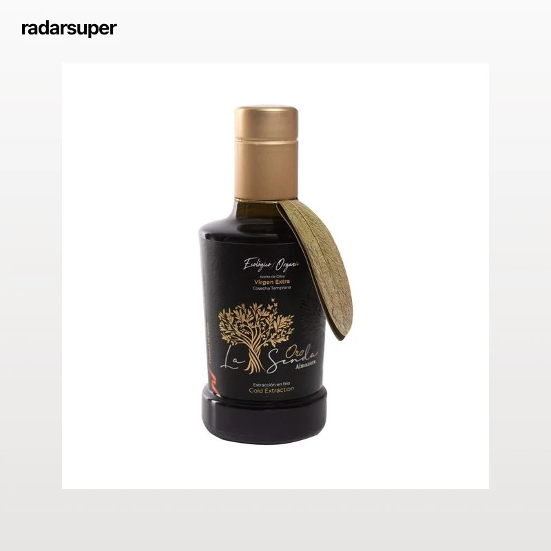 LA SENDA ALMAZARA Oro Aceite de oliva virgen extra ecológico, extracción en frío botella 250 ml.