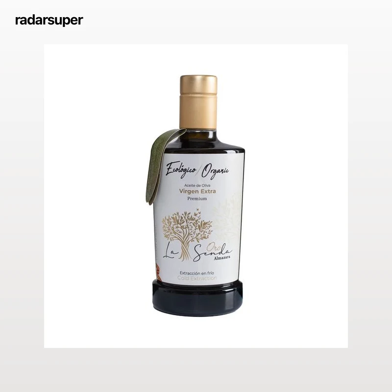 LA SENDA ALMAZARA Oro Aceite de oliva virgen extra premium ecológico, extracción en frío botella 500 ml.