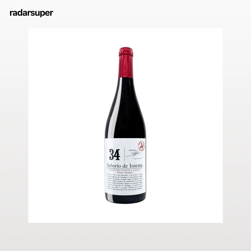 SEÑORÍO DE INIESTA COLECCIÓN 34 Vino tinto con D.O. La Mancha SEÑORIO DE INIESTA Colección 34 botella de 75 cl.