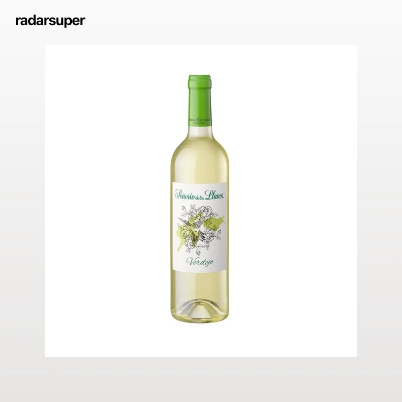 SEÑORÍO DE LOS LLANOS  Vino blanco verdejo sin D.O. SEÑORÍO DE LOS LLANOS botella de 75 cl.