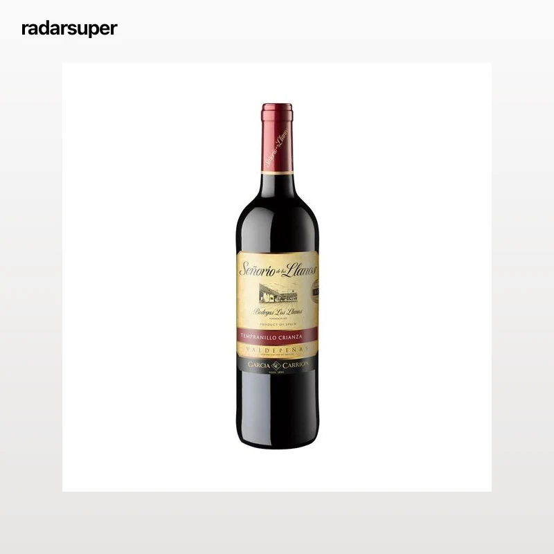SEÑORÍO DE LOS LLANOS  Vino tinto crianza con D.O. Valdepeñas botella 75 cl.