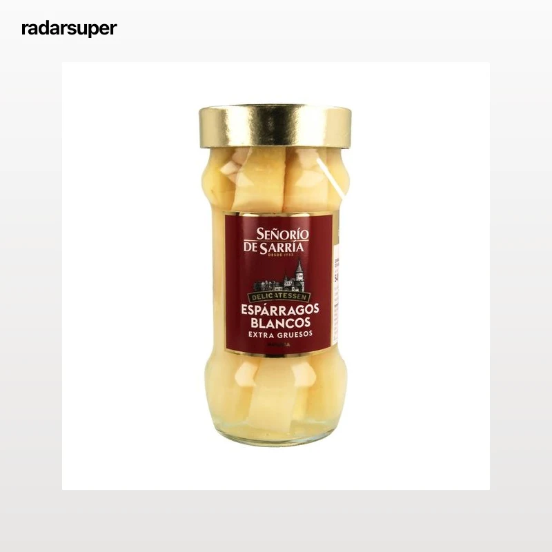 SEÑORÍO DE SARRIÁ Espárragos blancos extra gruesos 5 a 7 piezas 325 g.