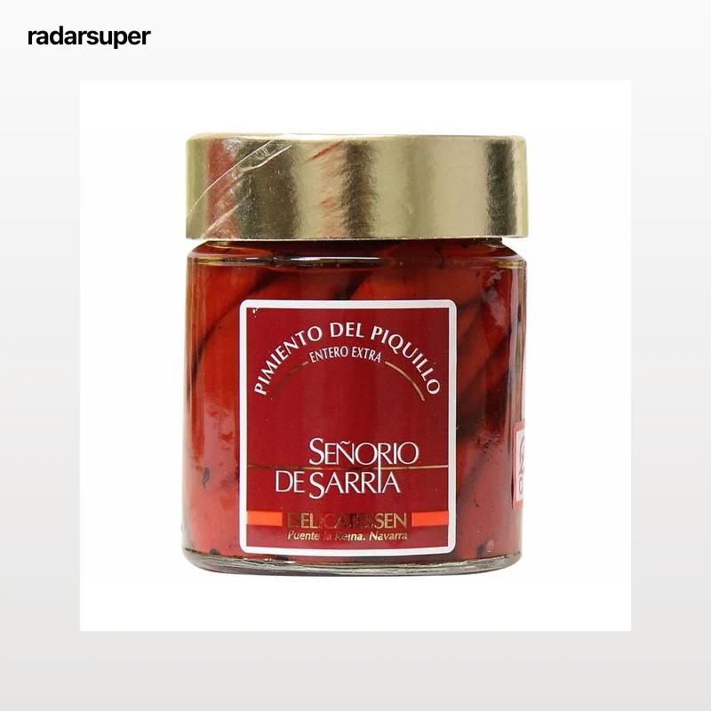 SEÑORÍO DE SARRIÁ Pimientos del Piquillo enteros D.O. Lodosa SEÑORÍO DE SARRIÁ 180 g.