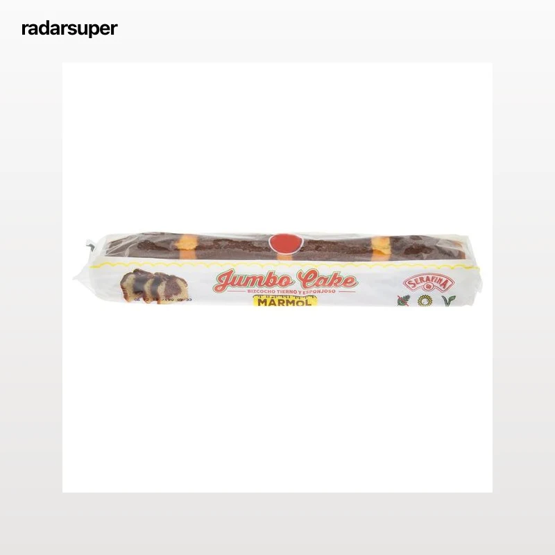 SERAFINA JIMBO CAKE  Bizcocho con cacao mármol, tierno y esponjosa 550 g.