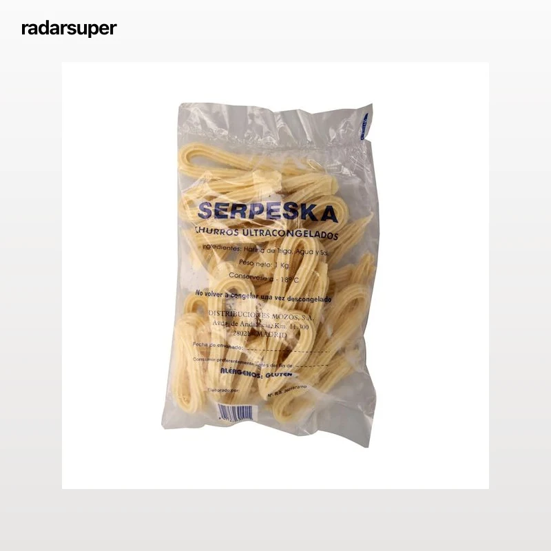 SERPESKA Churros ultracongelados con forma de lazo SERPESKA 1000 g.