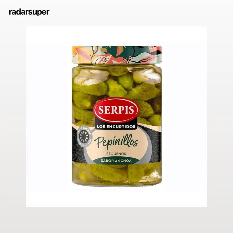 SERPIS Pepinillos sabor anchoa 140 g.