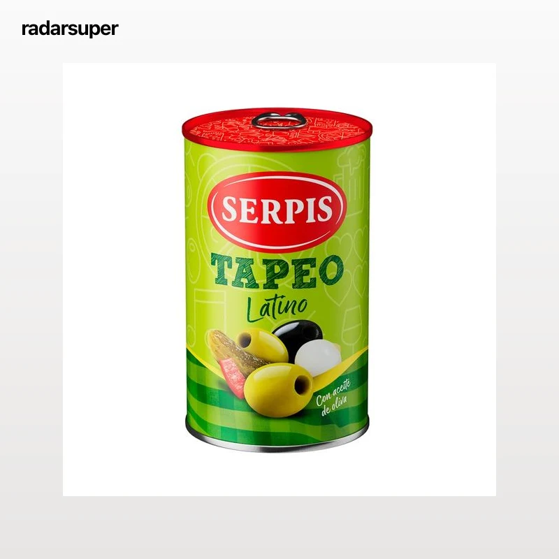SERPIS Surtido de encurtidos con aceite de oliva lata 150 g.