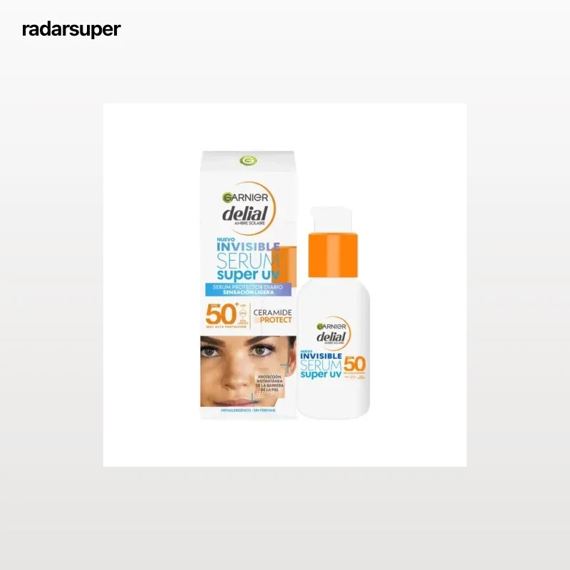 Sérum facial Invisible Super UV SPF50+ Delial 30 ml.