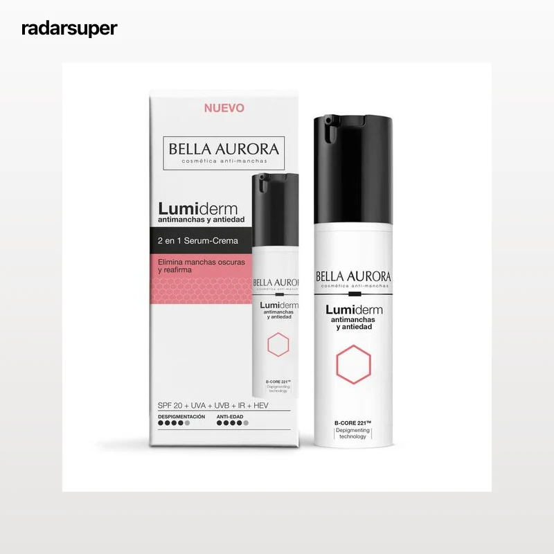 Serum facial lumiderm Bella Aurora 30ml anti manchas y antiedad