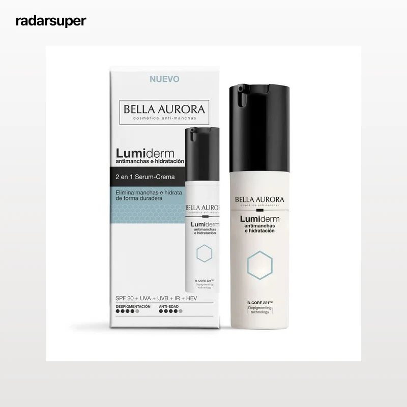 Sérum facial luminosidad con acción antimanchas e hidratante Bella Aurora 30ml