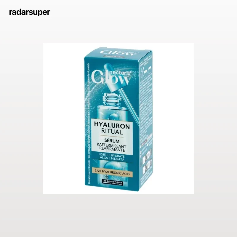 Serum facial reafirmante con ácido hialourónico Nectar of Glow Les Cosmètiques 30 ml.