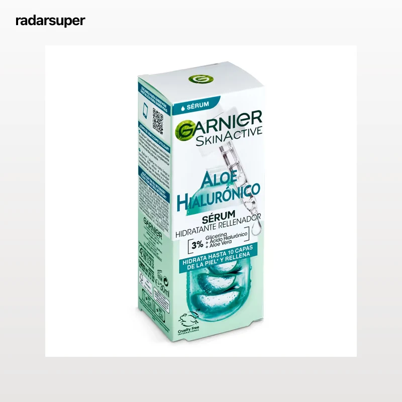 Sérum hidratante con aloe + ácido hialurónico Garnier 30 ml