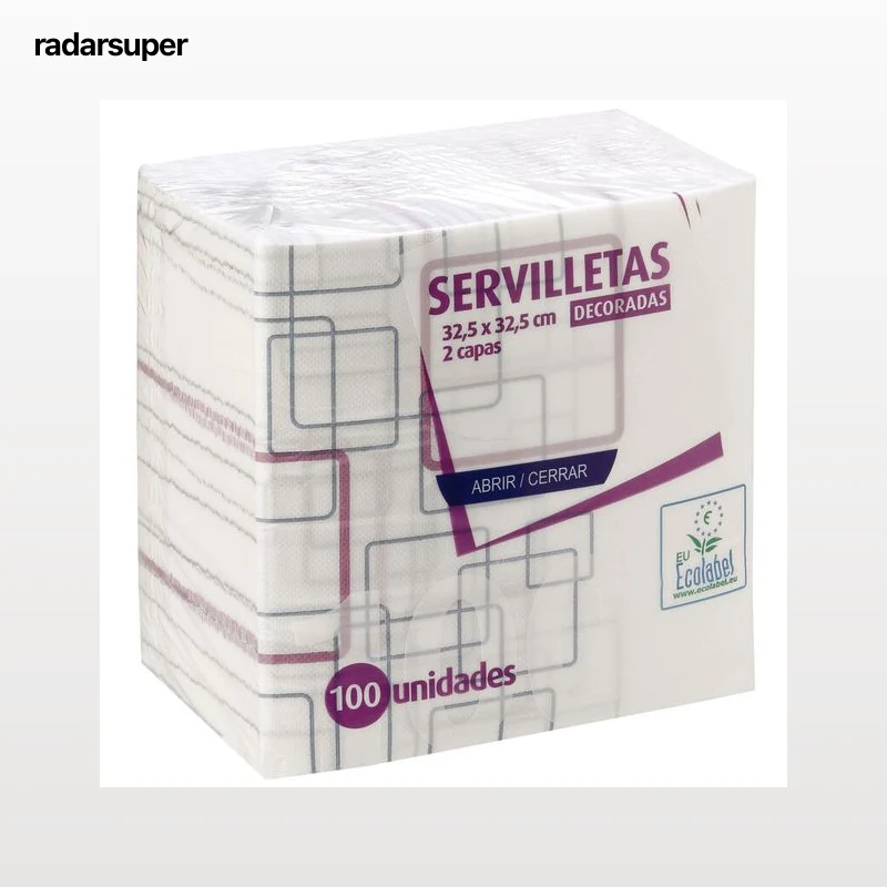 Servilletas Lanta 100 uds doble capa decoradas