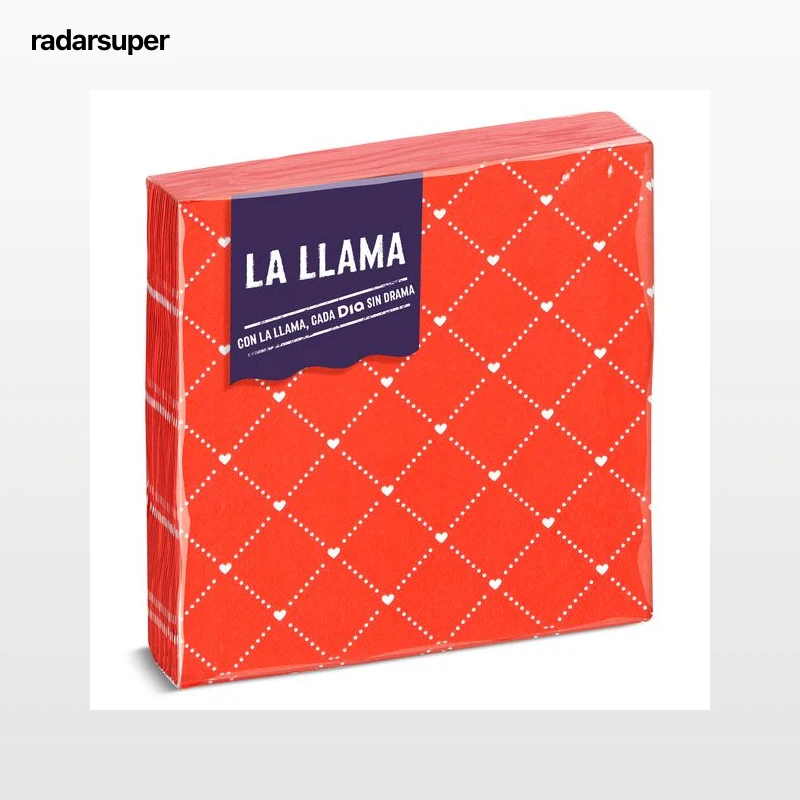 Servilletas Navidad 3 capas Dia La Llama 20 unidades