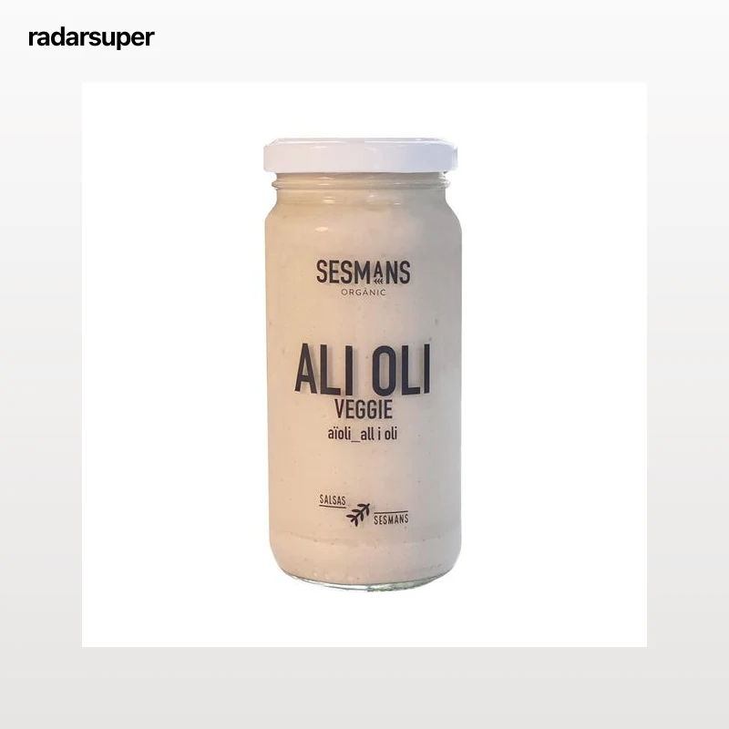 SESMANS ORGANIC Salsa alioli bio ecológica SESMANS ORGANIC 240 ml.