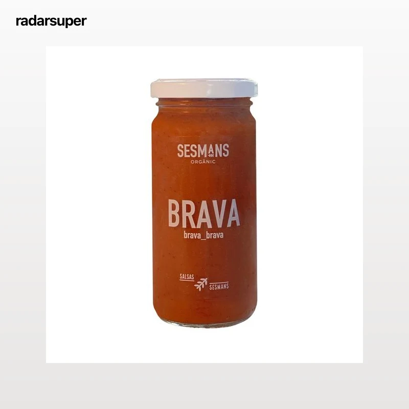 SESMANS ORGANIC Salsa brava bio ecológica SESMANS ORGANIC 240 ml.