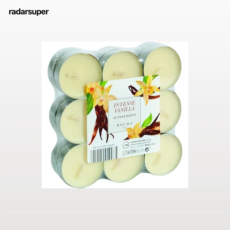 Set 18 Tealights Vainilla ROURA
