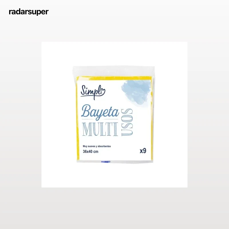 Set 9 Bayetas Multiusos SIMPL